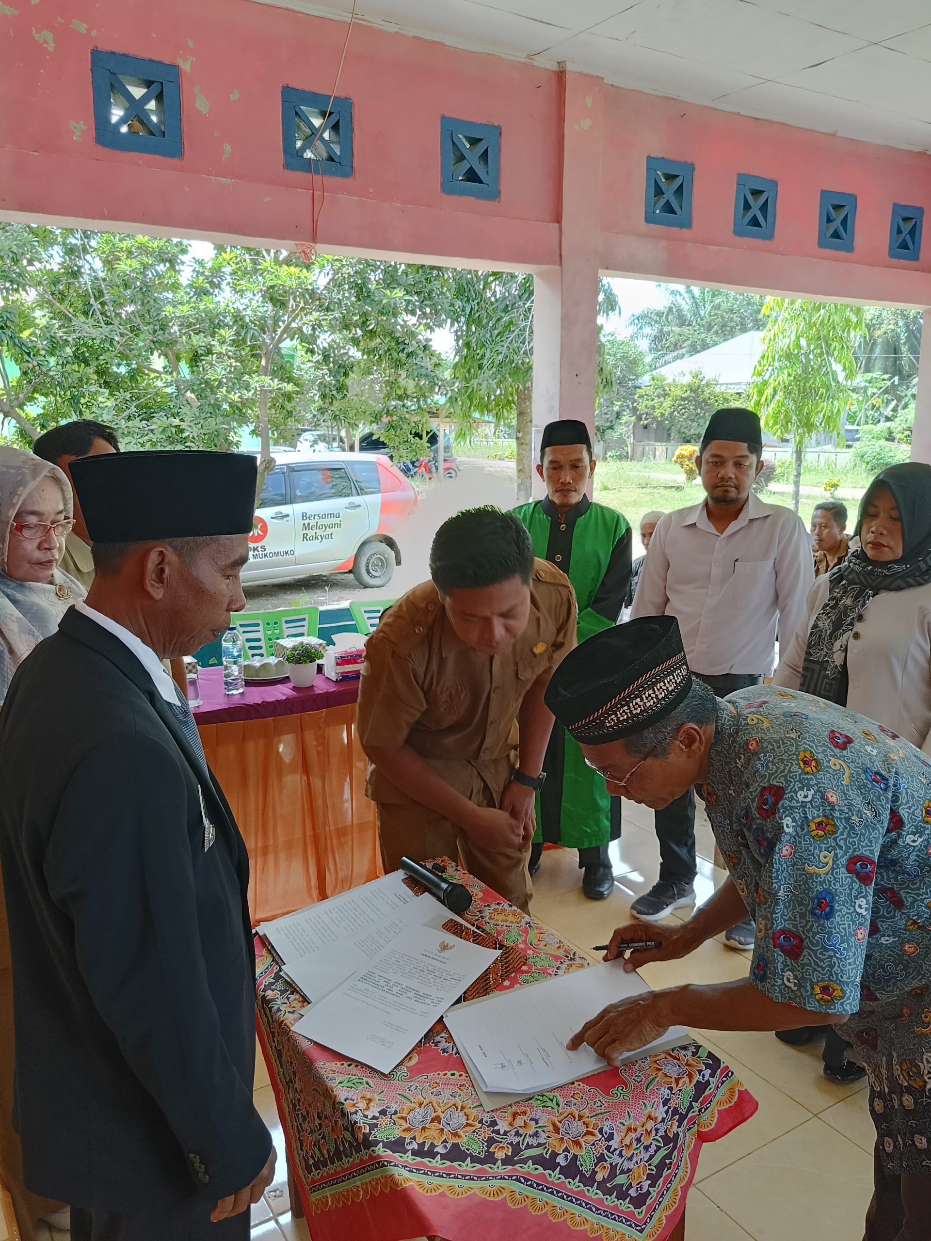 Peresmian Anggota BPD Baru Desa Sinar Jaya, Dukung Peningkatan Kualitas Pemerintahan Desa