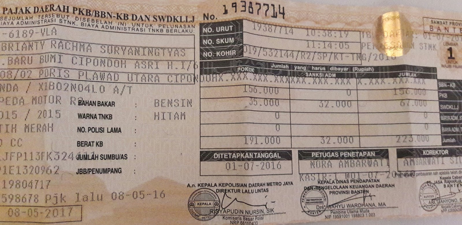 Pemprov Bengkulu Lanjutkan Pemutihan Pajak Kendaraan: Yuk, Bayar Pajak Tepat Waktu