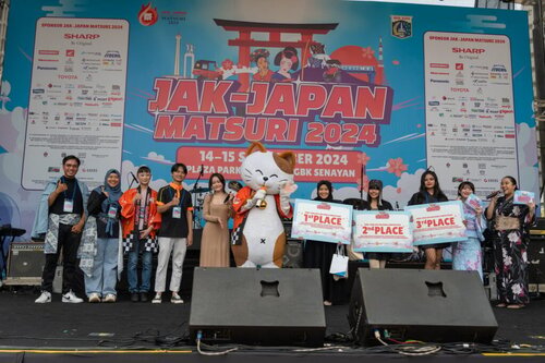 Karaoke Manekineko Sukses Gelar Grand Final Kira Kira Uta Ani Song di Jak Japan Matsuri 2024, jannonews.com