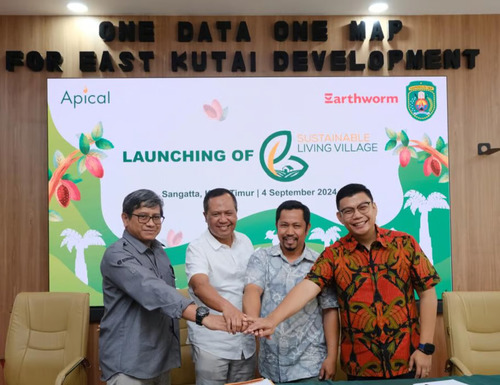 Apical dan Earthworm Foundation Bermitra dengan Pemerintah Kabupaten Kutai Timur untuk Perluas Program Sustainable Living Village, jannonews.com