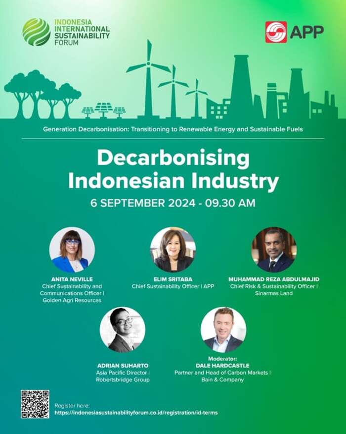APP Group Mengangkat Agenda Dekarbonisasi di Indonesia International Sustainability Forum 2024, jannonews.com