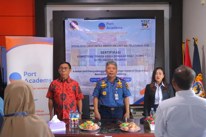 KUPP Kelas III Ogoamas Gandeng Port Academy Selenggarakan Diklat Tenaga Kerja Bongkar Muat Bersertifikasi BNSP, jannonews.com
