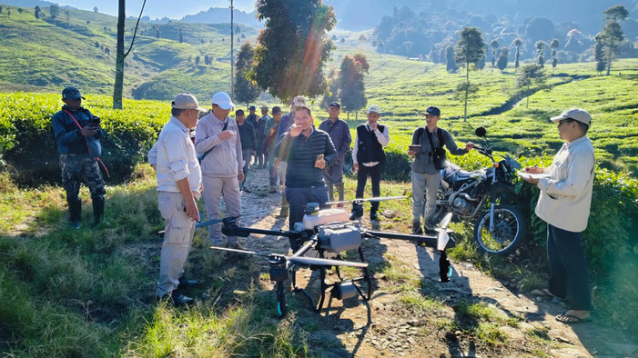 Halo Robotics Berhasil Melakukan Uji Coba Drone Pertanian untuk Perkebunan Teh, jannonews.com