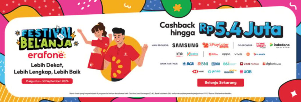 Rayakan Festival Belanja Erafone dengan Cicilan Ringan dan Promo Spesial dari Akulaku Finance, jannonews.com
