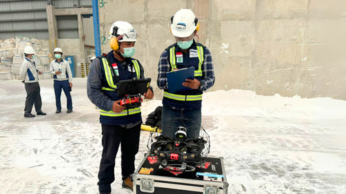 Halo Robotics Berhasil Melakukan Pengukuran Volume Stockpile dengan Drone Flyability Elios 3, jannonews.com