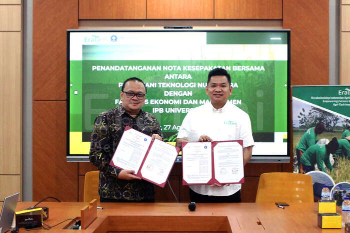 Eratani dan IPB University Berkolaborasi untuk Perkuat Pendidikan dan Inovasi di Sektor Pertanian, jannonews.com