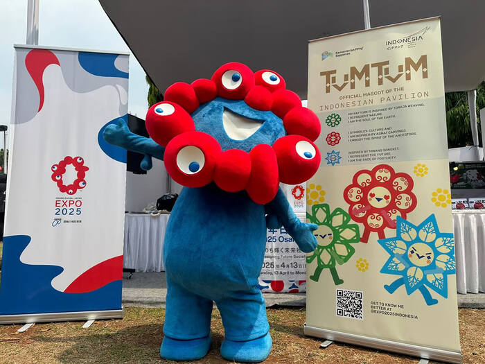 Myaku-Myaku Maskot Resmi World Expo 2025 Osaka Tampil Perdana di Jakarta, jannonews.com