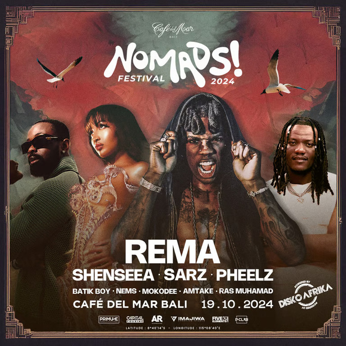 NOMADS! FESTIVAL 2024 EXPANDS LINEUP: REMA AND SHENSEEA WILL BE JOINED BY SARZ AND PHEELZ, jannonews.com
