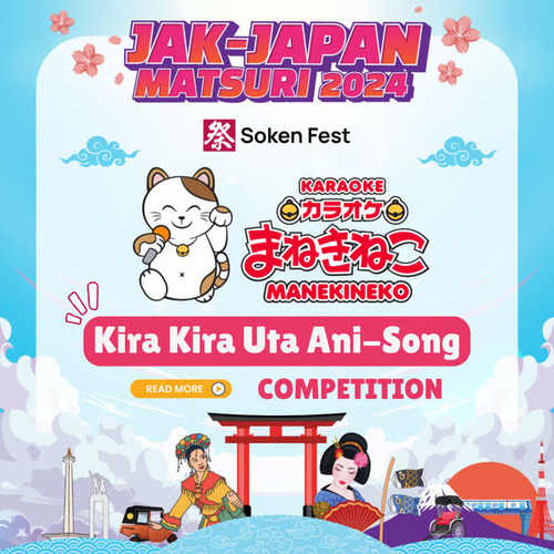 Karaoke Manekineko Hadirkan Kira Kira Uta Ani Song: Kompetisi Karaoke Anime Paling Bergengsi di Jak Japan Matsuri 2024, jannonews.com