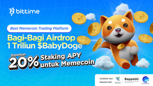 Bittime Bagi-Bagi 1 Triliun Token BabyDoge, Berkomitmen Jadi Platform Memecoin Terbaik, jannonews.com