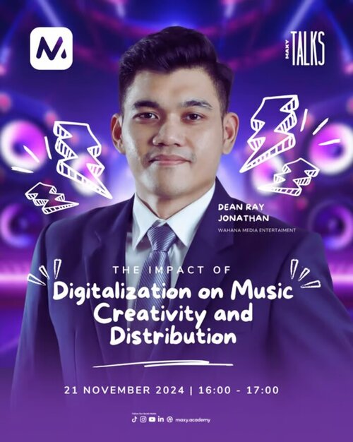 CEO Wahana Media Entertainment Kupas Habis Transformasi Industri Musik Digital dalam Webinar MAXY Academy, jannonews.com