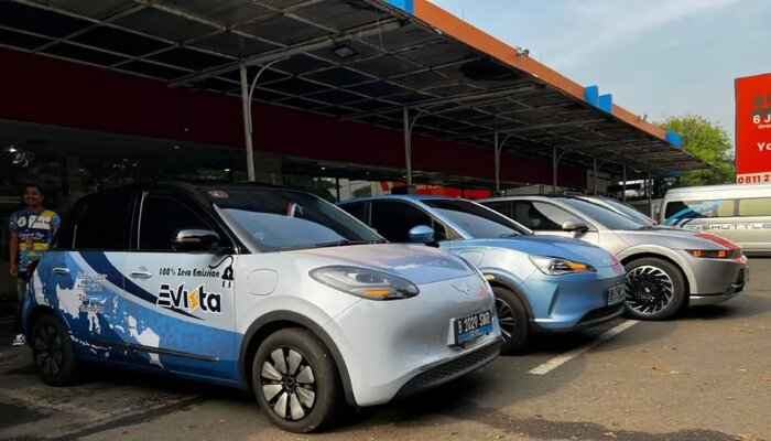 Rental Mobil Listrik Evista Dilirik Pelanggan di Masa Liburan Natal dan Tahun Baru, jannonews.com