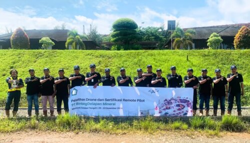 Terra Drone Indonesia Berikan Pelatihan dan Sertifikasi Remote Pilot untuk PT BintangDelapan Mineral, jannonews.com