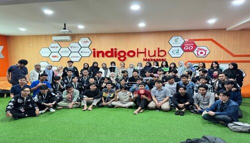Makassar NgabuburIT 2025: Acara Kolaborasi Telkom dengan Komunitas Google Develper Universitas Hasanudin Untuk Tingkatkan Literasi AI, jannonews.com