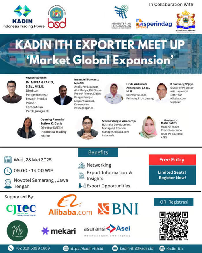 KADIN ITH Exporter Meet Up Jawa Tengah - Hadirkan Peluang Ekspansi Pasar Global!, jannonews.com