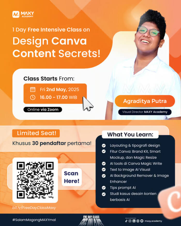 MAXY Academy Siapkan Kelas Desain Canva Berbasis AI untuk Umum, Gratis dan Online, jannonews.com