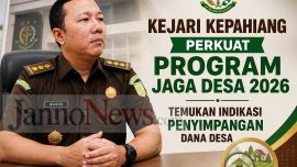 Kepala Kejaksaan Negeri Kepahiang melakukan peninjauan langsung ke desa dalam rangka pengawasan Program Jaga Desa.