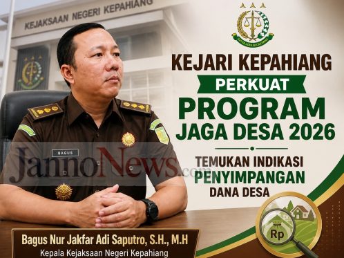 Kepala Kejaksaan Negeri Kepahiang melakukan peninjauan langsung ke desa dalam rangka pengawasan Program Jaga Desa.