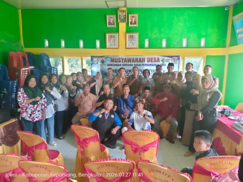 Pemdes Lubuk Saung Gelar Musdes dan Rembuk Stunting 2026, Prioritaskan RKP Desa Berbasis Aspirasi Warga, jannonews.com